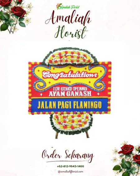 Sewa Papan Bunga Barisan